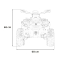 Quad na akumulator dla dzieci Can Am Outlander ATV Czerwony DK-CA005.CR